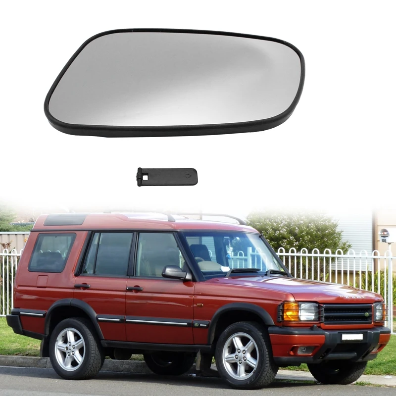 

For Land Rover Discovery 2 1998-2004 Car Front Left Heated Side Door Wing Rear View Mirror Lens Glass with Mount