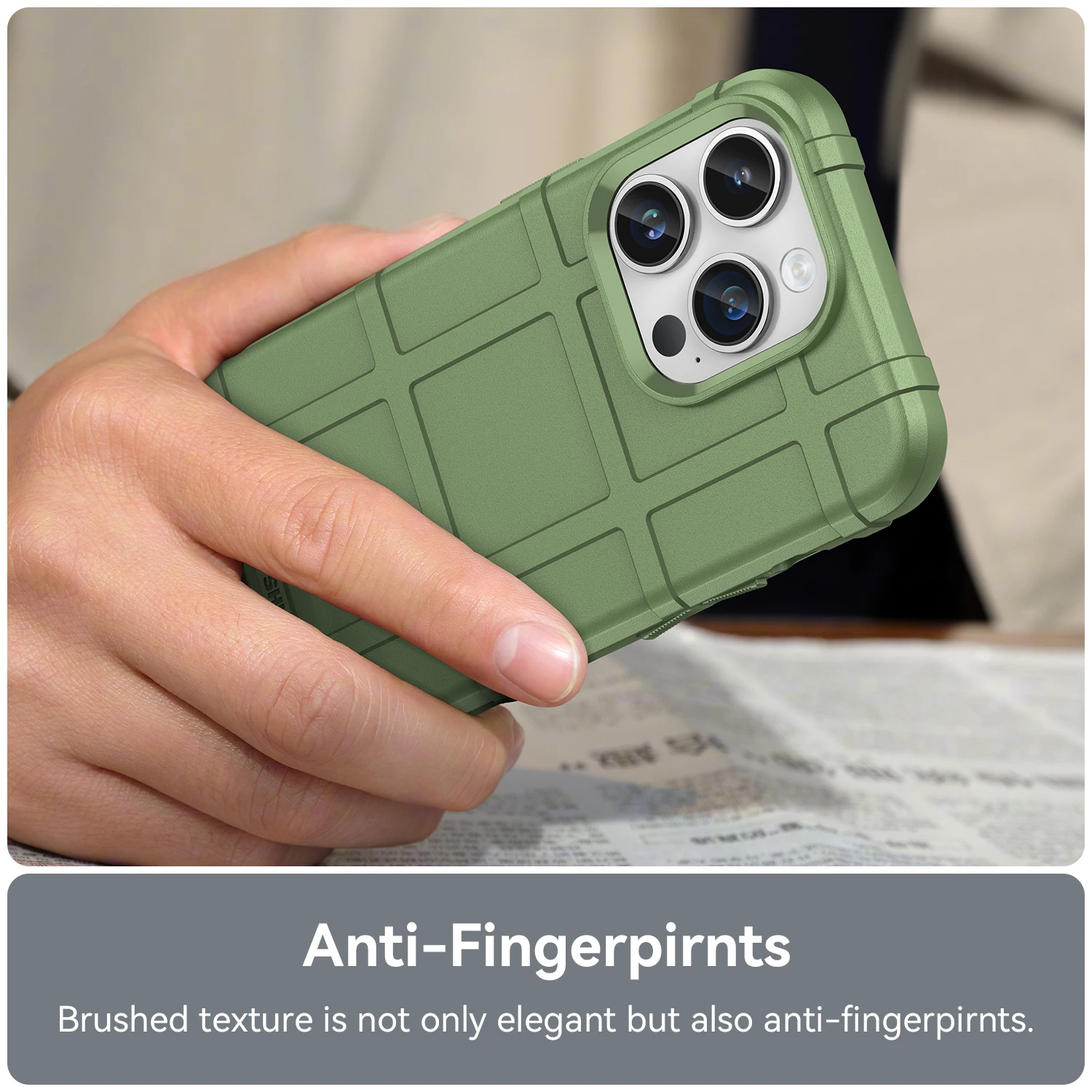 Green Rugged Shield Shockproof Armor Case For iPhone 14 Pro Max Protection Case Back Cover