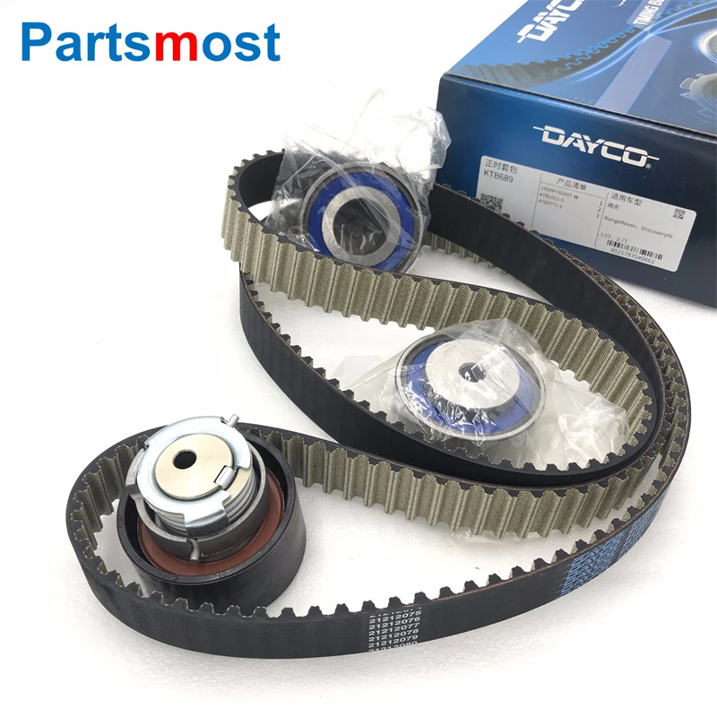 

2.7 3.0 V6 DIESEL FRONT TIMING BELT PULLEY KIT FOR LAND ROVER RR SPORT DISCOVERY 3 4 JAGUAR XF XJ DAYCO KTB689 1311306 LR016655