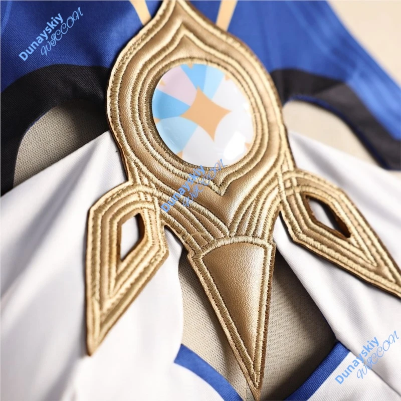 Фото Istaroth The Archon Of Time Genshin Impact Косплей Костюм Парик Комплект Сексуальное Аниме Игровое Вечернее Платье №4