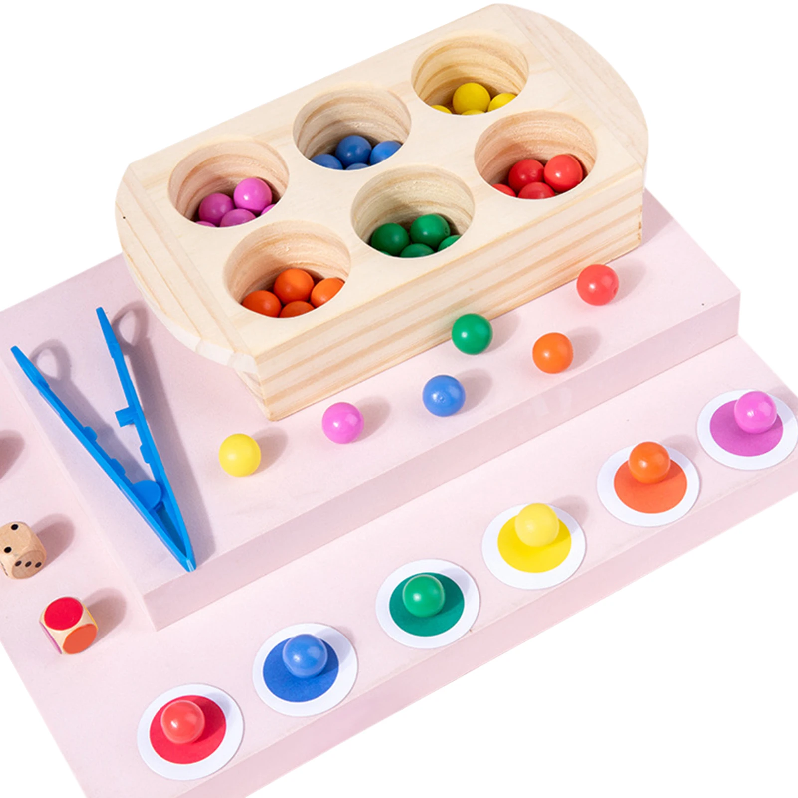 

Color Classification Training Box Toy Color Sorting Box For Kids Color Cognition Ability Color Sorting Preschool Learning Tool