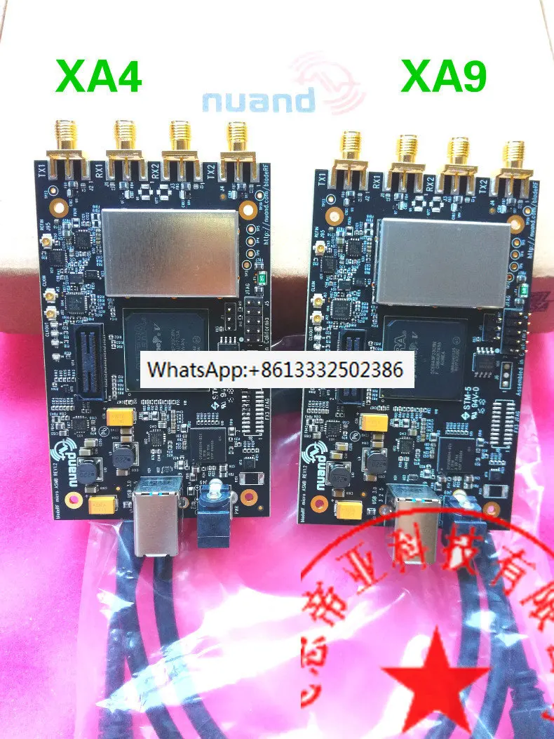 Программная плата BladeRF 2,0 micro xA4 xA9 SDR, радио AD9361, макетная плата