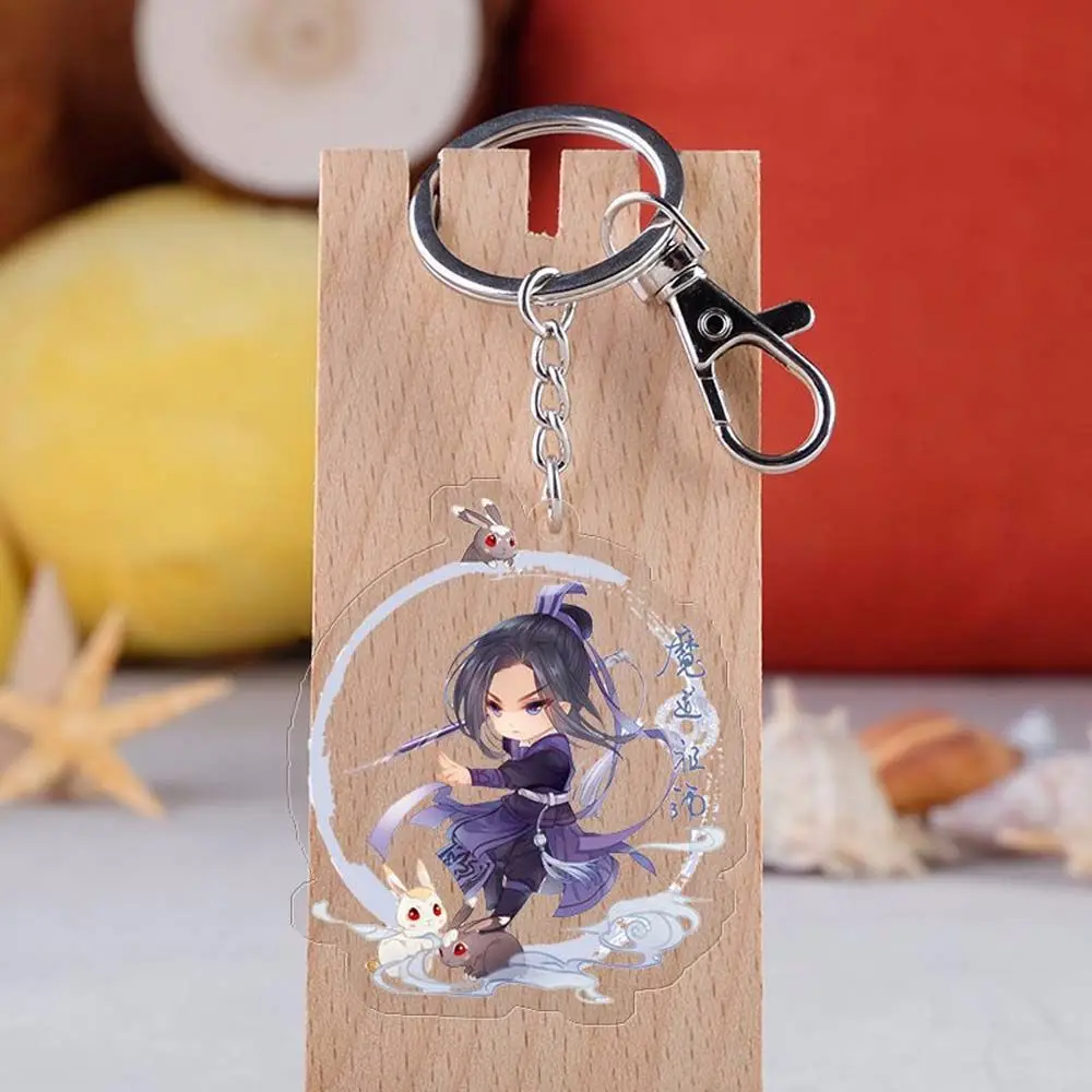 

Figure Double Sided Lan WangJi Grandmaster of Demonic Bag Pendant Acrylic Keychain Mo Dao Zu Shi Key Rings Key Ring Holder