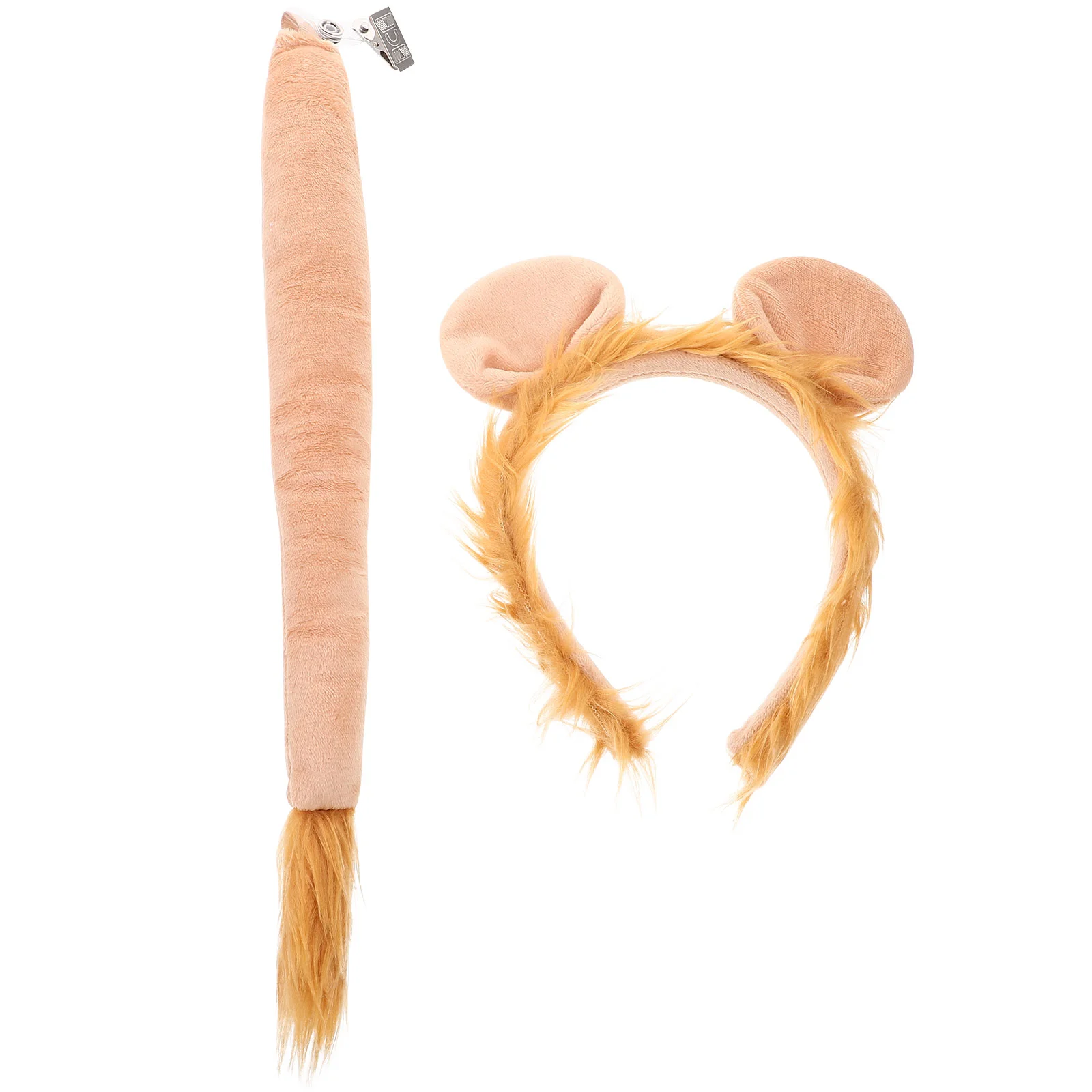 

Lion Headband Set Animals Ear Festival Tail Decor Ears Hairband Party Supply Exquisite Costumes Props Decors Kids Girls Clothes