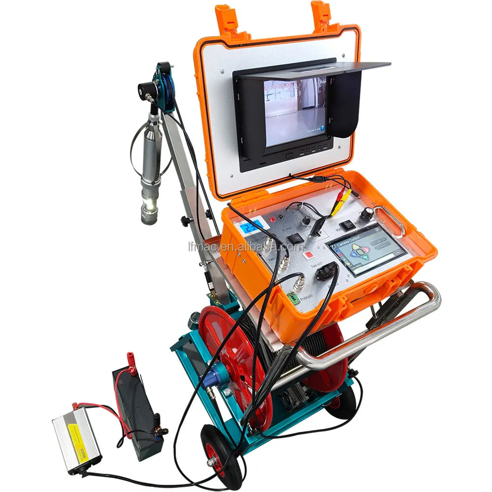 Мобильная лебедка проверка скважины глубокой подводной системы камеры для