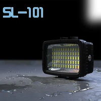 sl 101 led diving camera video fill light 1800lm photography lamp underwater diving light for gopro 3 4 photo studio accessories