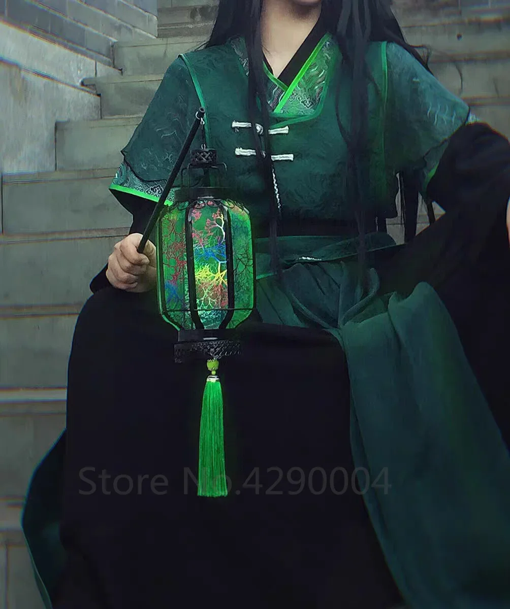 Tian Guan Ci Fu He Xuan Qi Rong Feng Shi Qingxuan Косплей Костюм Хэллоуин Hanfu Аниме Реквизит Парик