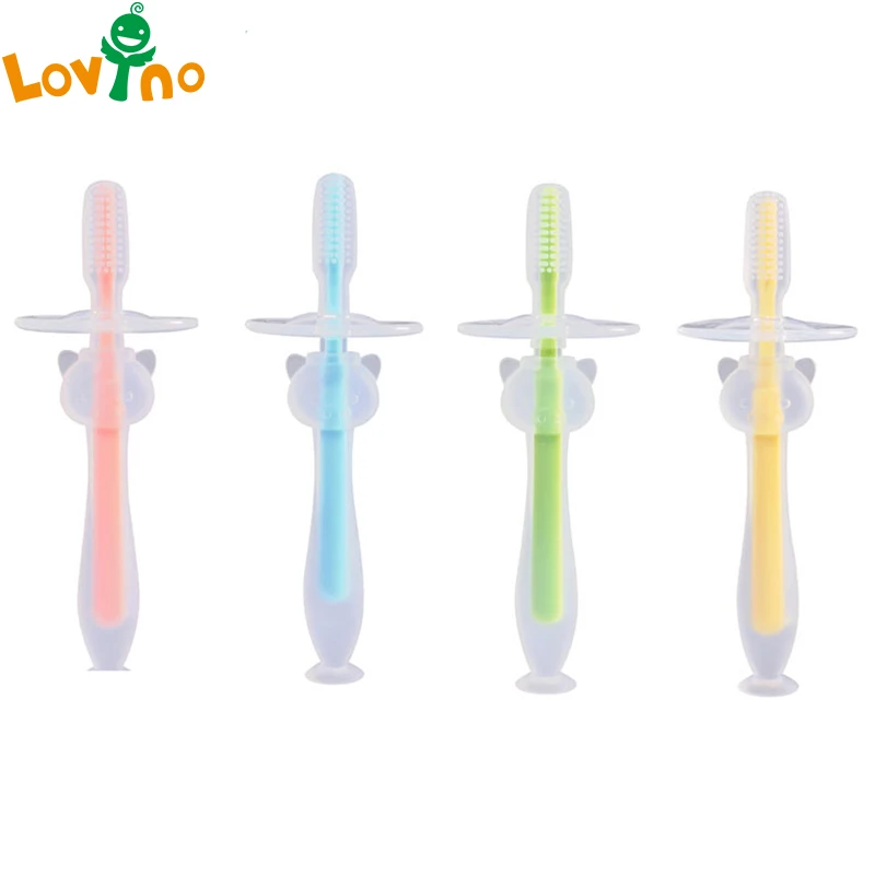 

Kids Soft Silicone Training Toothbrush Baby Children Dental Oral Care Tooth Brush Tool Kid Tooth Brush New Born Baby Items