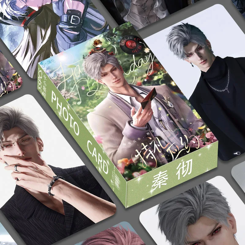 

55 шт., игра «Любовь и глубокое пространство», ломо-карта, Силус Цинь Чех, персонаж HD, фотокарточки, коллекция фанатов, подарочная карта, оптовая продажа