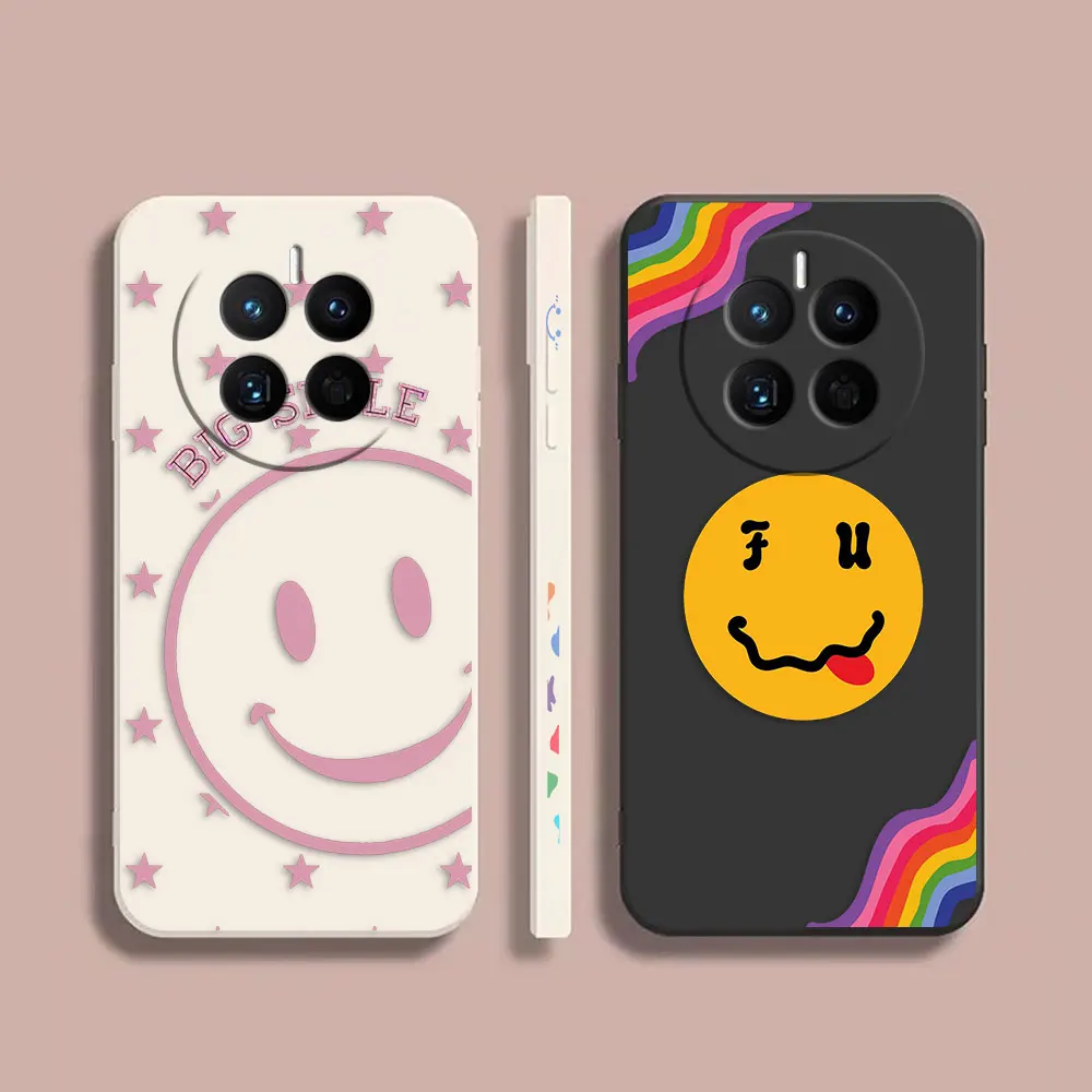 

BIG Smiling Face Phone Case For Huawei MATE 10 20 20X 30 40 50 P20 P30 P40 P50 P60 PRO PLUS Colour Case Funda Shell Capa Coque