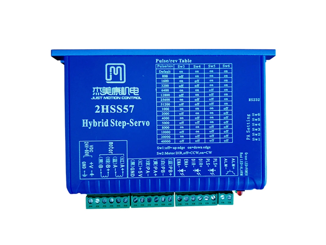 NEMA24 3 5NM 2 фазы 60 Драйвер шагового двигателя с замкнутым контуром Комплект ЧПУ JMC