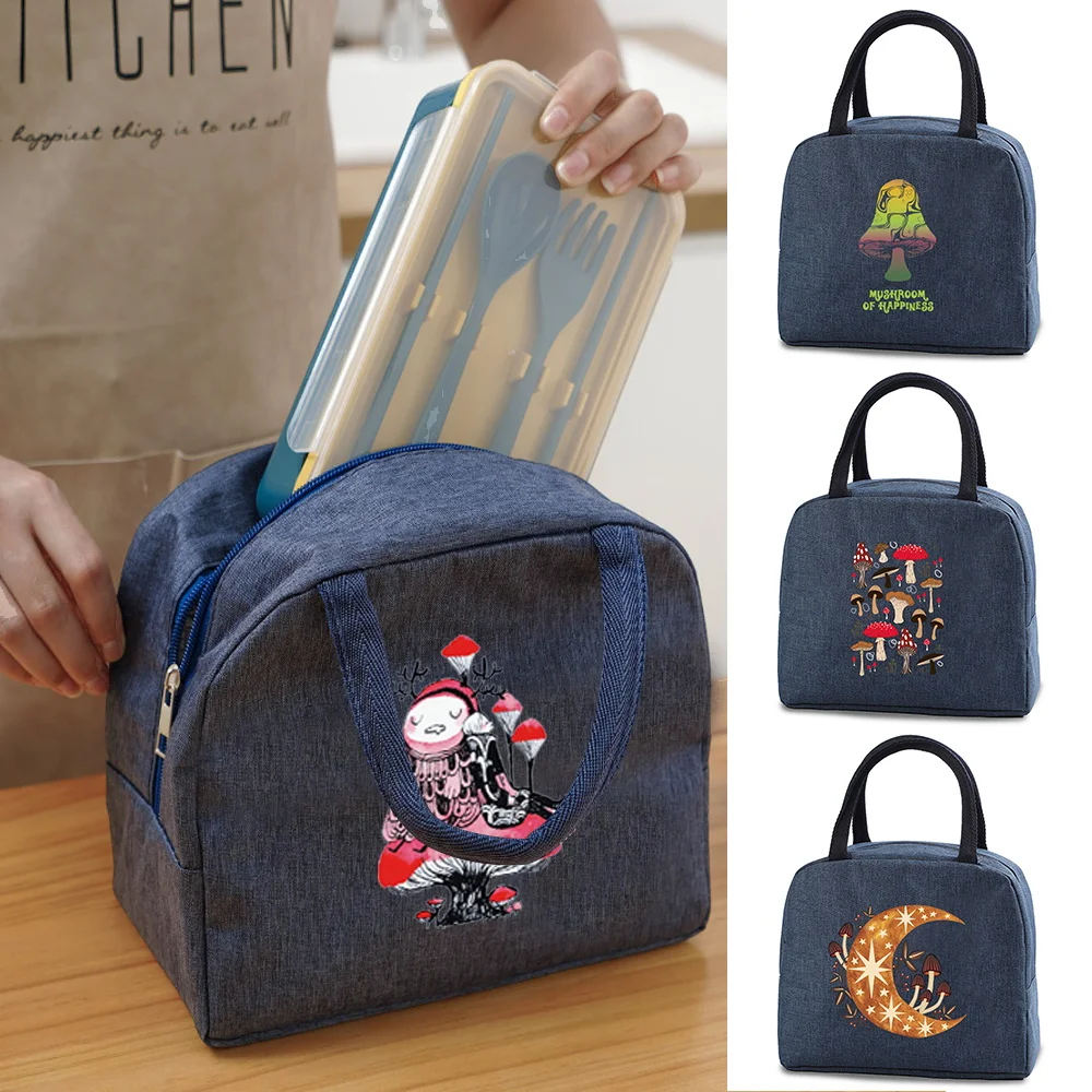

Lunch bag For Children School Food Cooler Insulated lunch Dinner Box Pouch Women men Handbag Picnic portable Canvas Thermal Bag