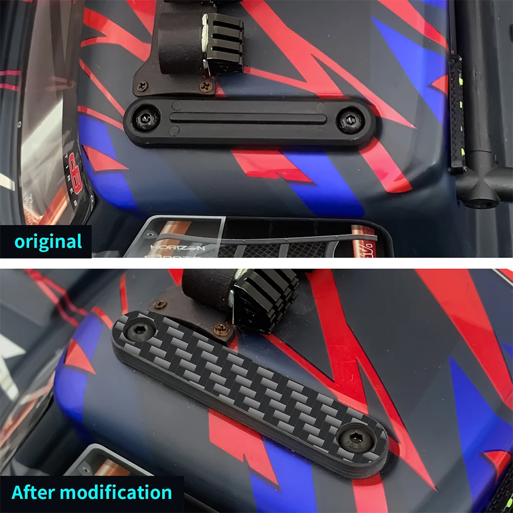 YEAHRUN Углеродное волокно для крепления на крышу/RC Рельсы крышу кузова 1/7 Infraction 6S BLX
