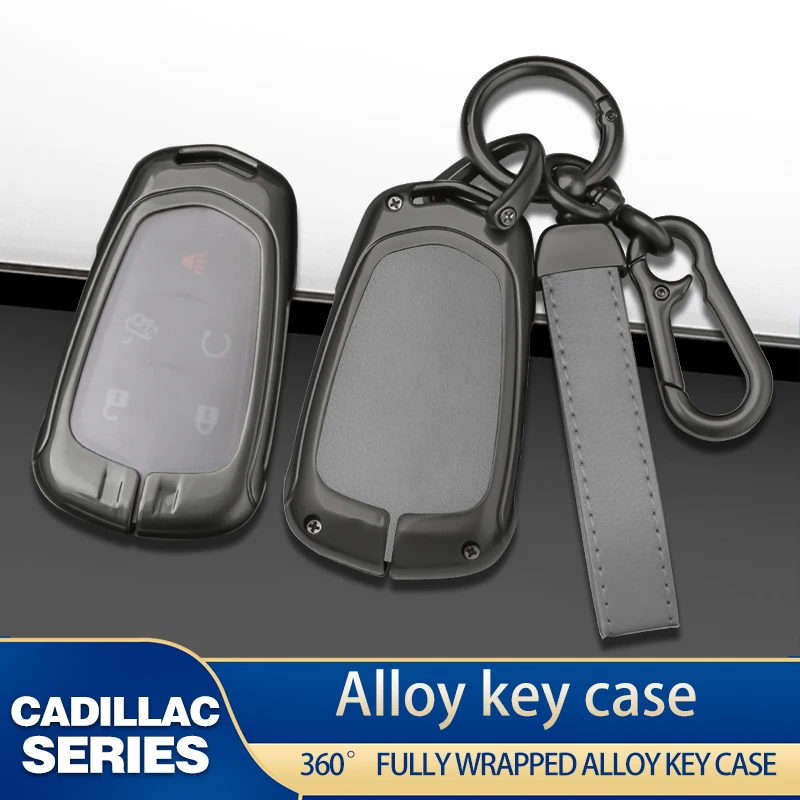 

Car Remote Key Fob Case Cover Protector Holder Shell For Cadillac SRX 2015 2016 ATS CTS CT6 XT5 XTS Auto Keychain Accessories