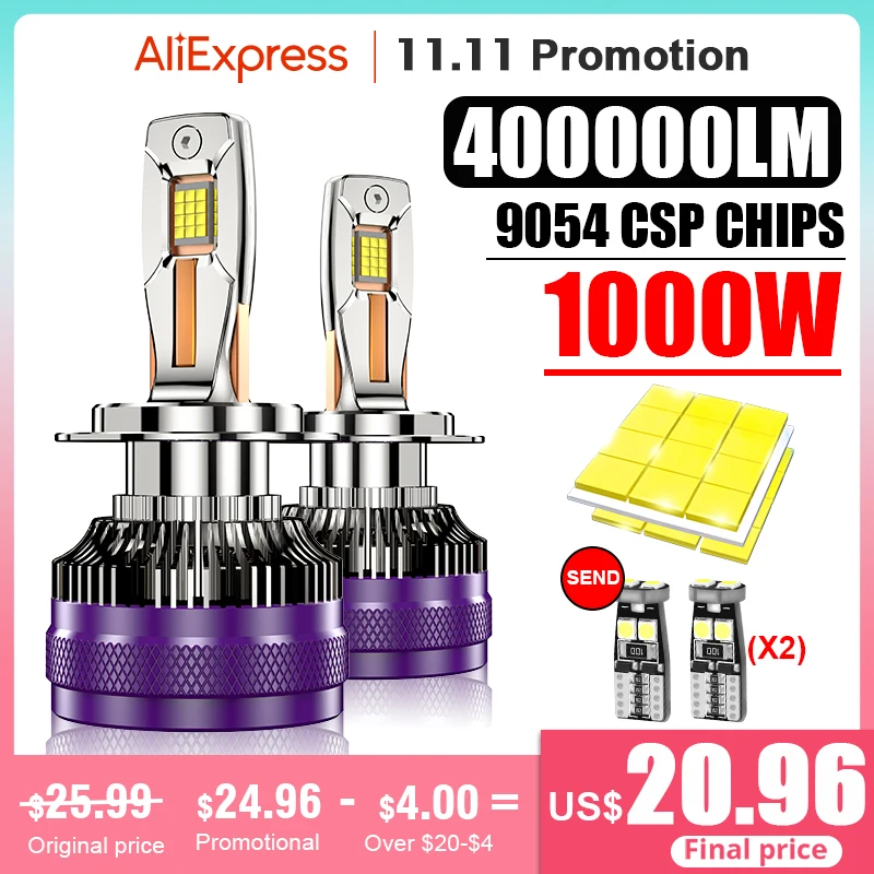 

Лампы для автомобильных фар HLXG, 1000 Вт, 9005 лм, 12 В
