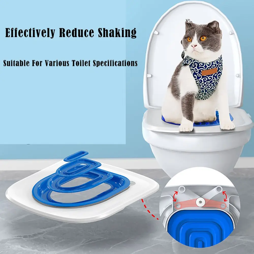 

Большой Съемный Многоразовый Туалет против брызг для кошек тренировочный кошачий наполнитель Регулируемый универсальный