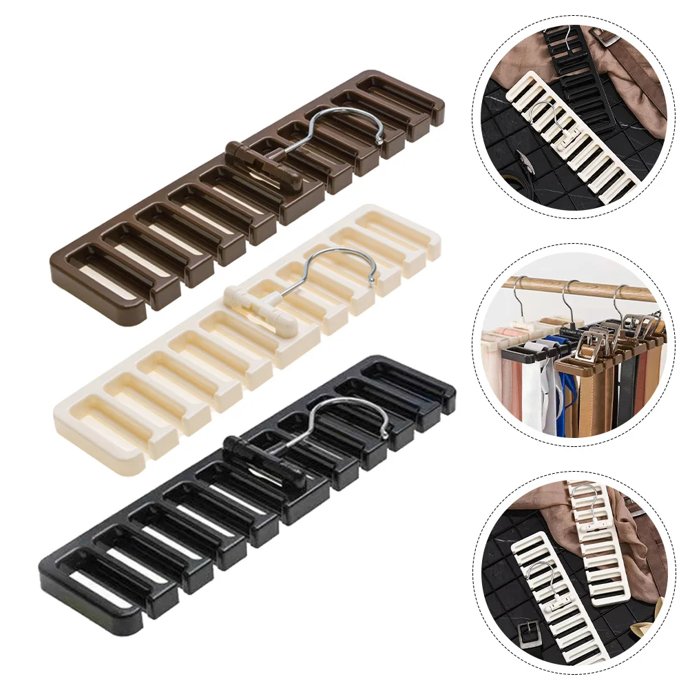 

Hanger Organizer Closet Tie Beltscarf Multi Function Clear Storage Cubes Rack