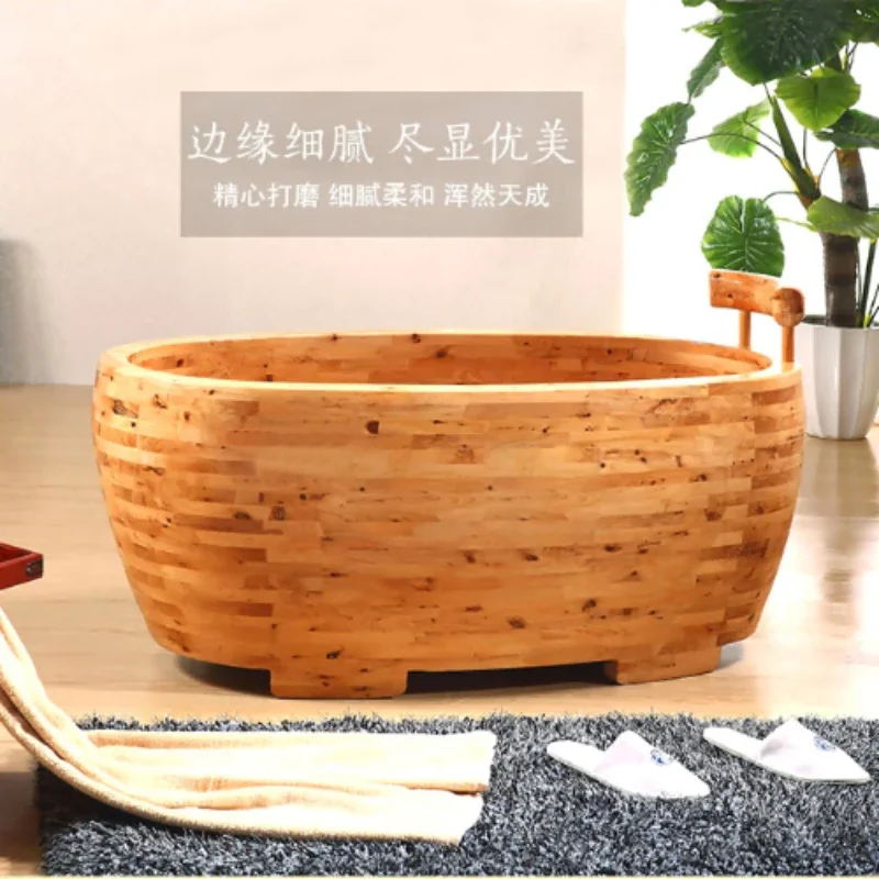 Деревянная гидромассажная ванна Товары для ванны взрослых Ледяная детская Спа