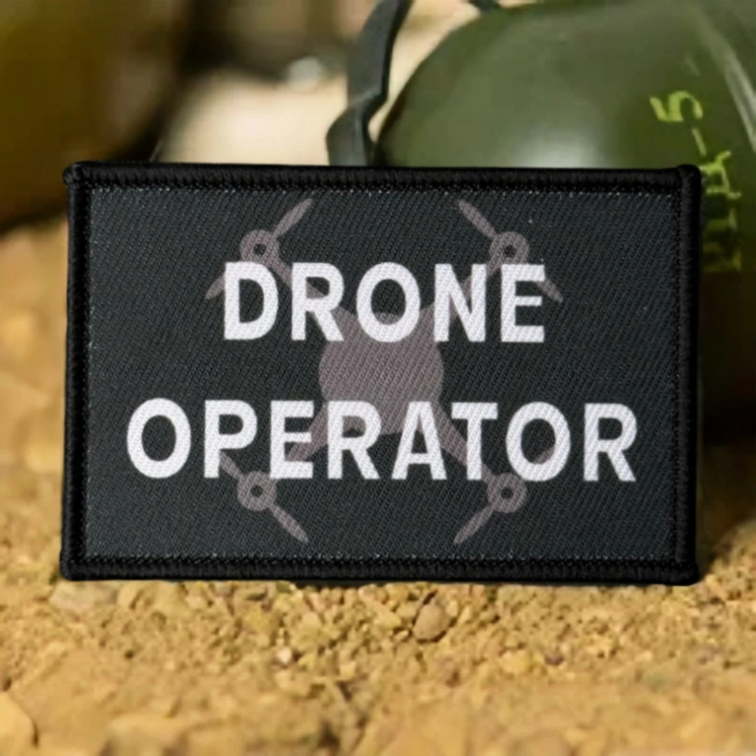 Тактическая нашивка Drone Operator Morale с принтом на липучке для одежды, наклейка на военный армейский рюкзак (art.: 3920d23478bed) - 3920d23478bed