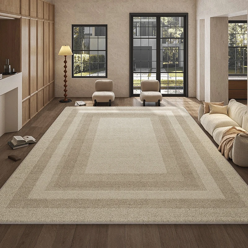 Современный простой декоративный ковер для гостиной большие плюшевые ковры