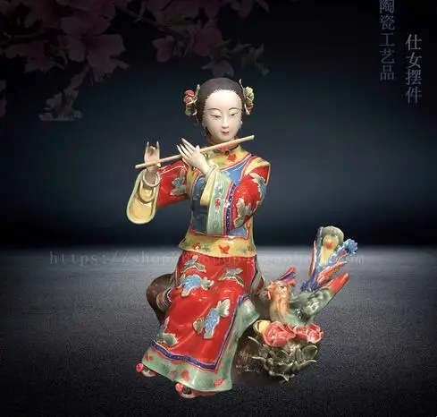 

Керамическая кукла-орнамент Феникс