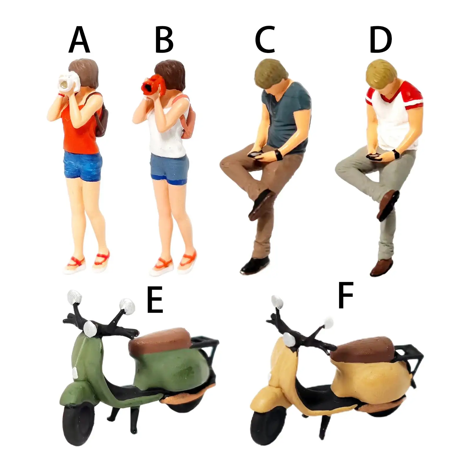 

Ручная роспись, 1/64 фигурок, диотома, пейзаж, микроландшафтная компоновка, миниатюрный поезд, железная дорога, «сделай сам», фигурки