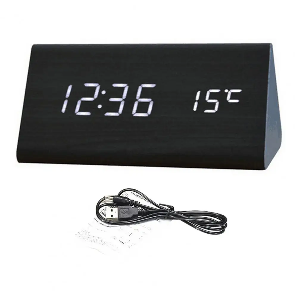For Bedroom Electric Clock With Usb Port Battery Backup Adju