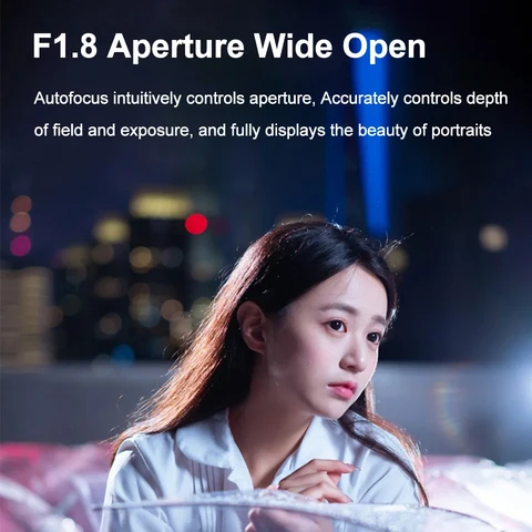 SGimage AF 55 мм F1.8 Портретный объектив для Sony A6000 Nikon ZFC Fuji X-T100