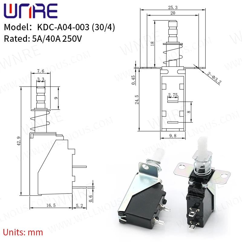 

Самоблокирующийся переключатель SW-3-2