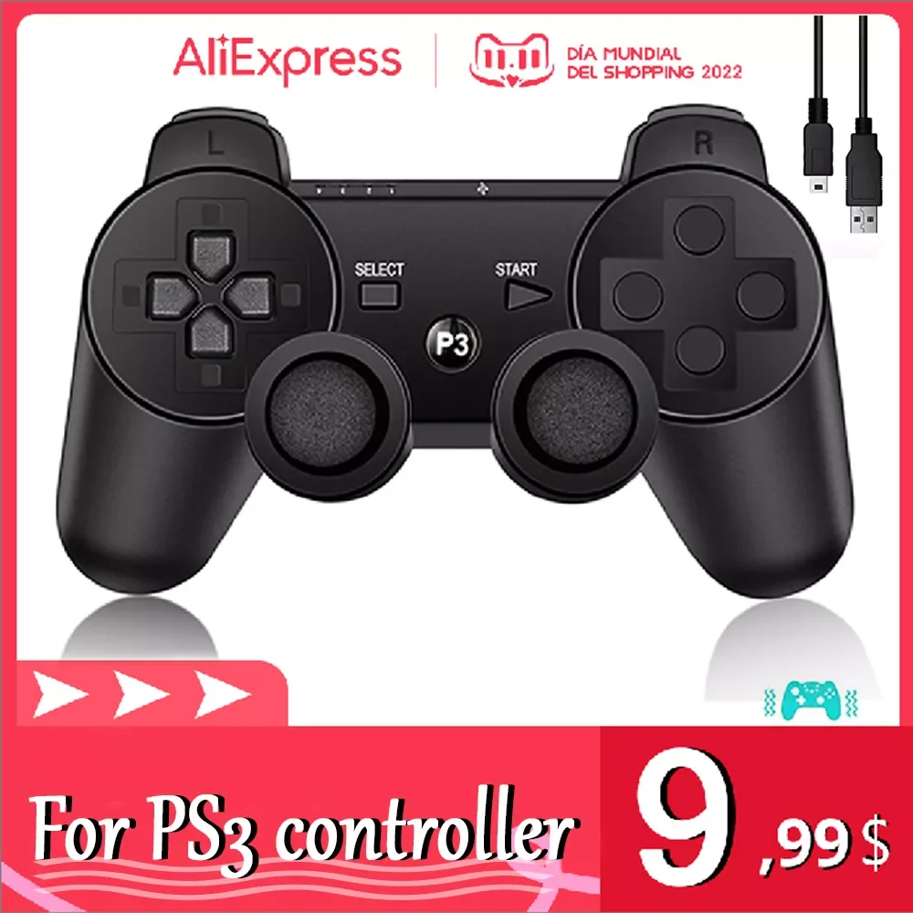 

Wireless Gamepad For PS3 controller Gaming Console Joystick USB Controlle