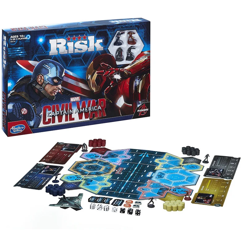 

Hasbro Captain America Civil War Edition Board Game Family Parent-Child Interactive Toys Play with 2-4 People Children's Gifts