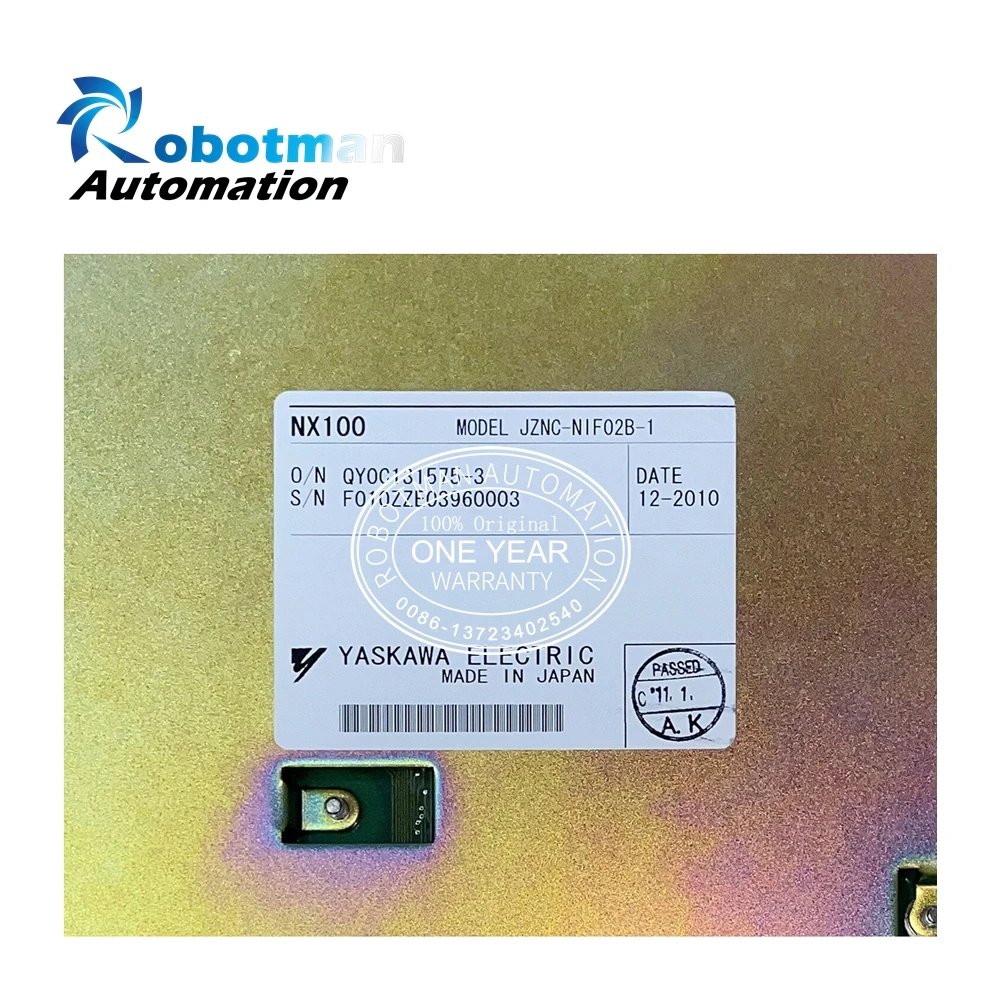 Новый в коробке модуль ввода/вывода роботического контроллера NX100 JZNC-NIF01B-2 JZNC-NIF02B-1 с бесплатной доставкой DHL/UPS/FEDEX.