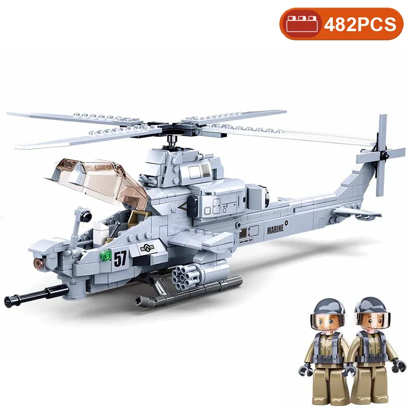 482 шт. Детский конструктор воздушные войны