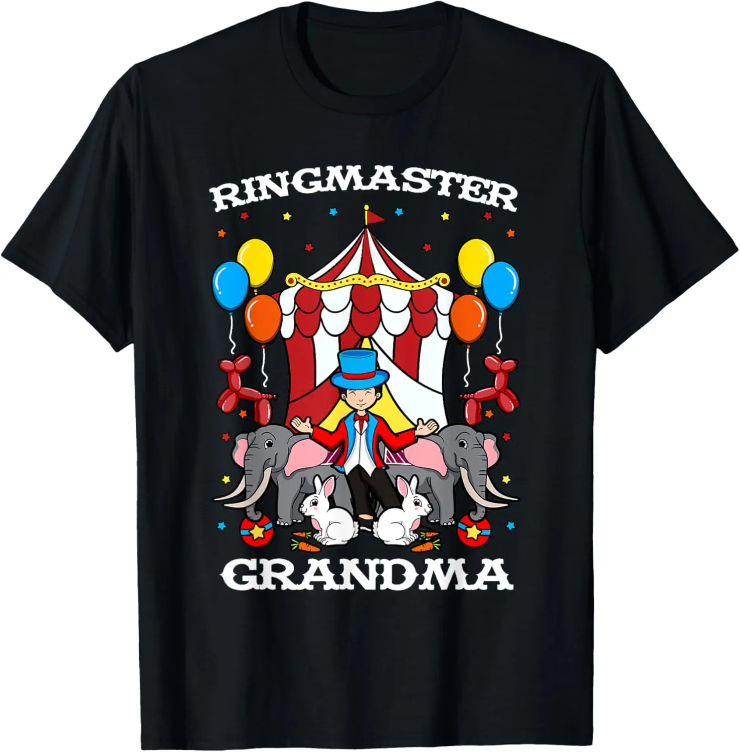 Фото Подарочная футболка Ringmaster Grandma Circus Staff Ringleader Grandmother №1