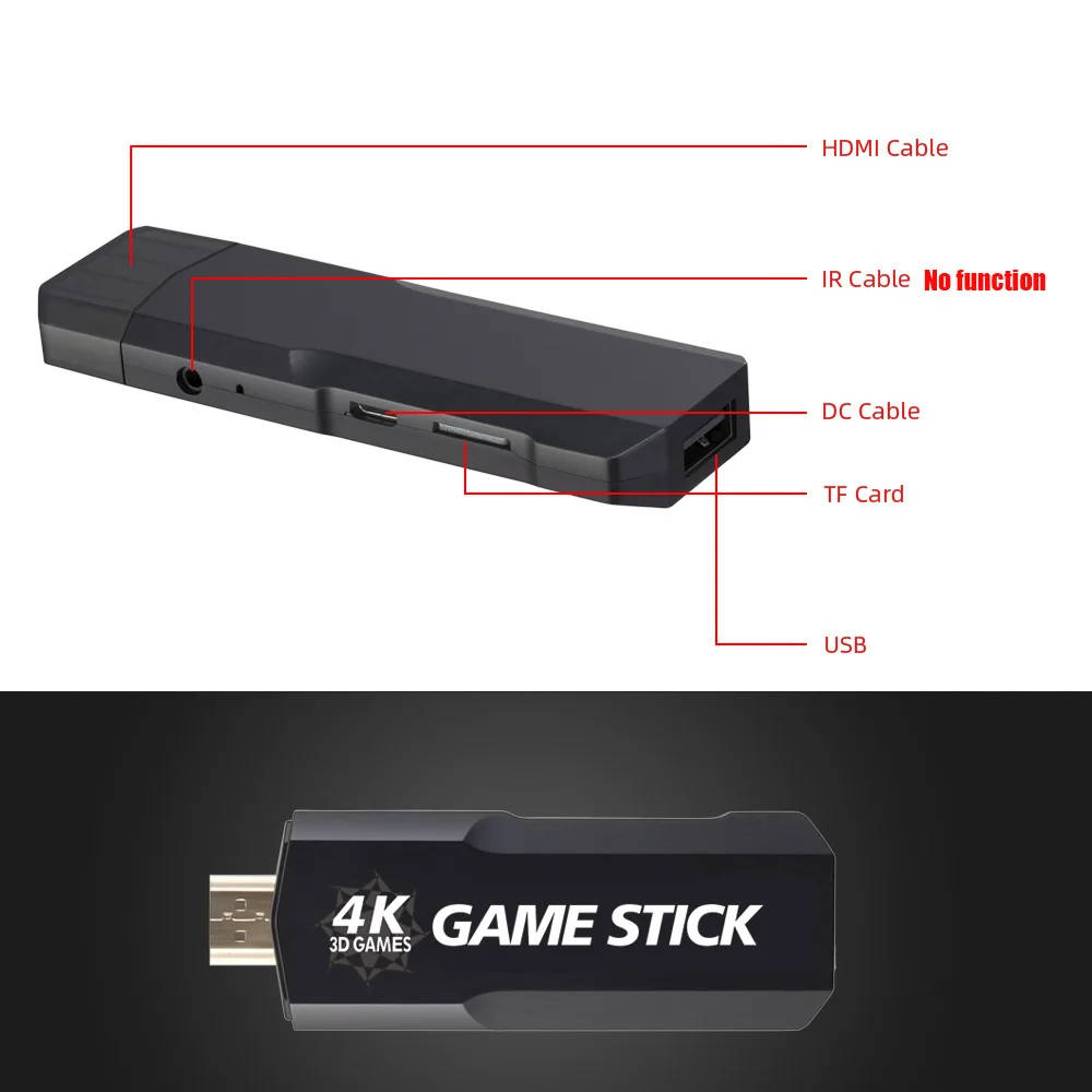 Игровая консоль GD10 Emuelec4.3 Mini 4K HD 30000 классических игр ретро |