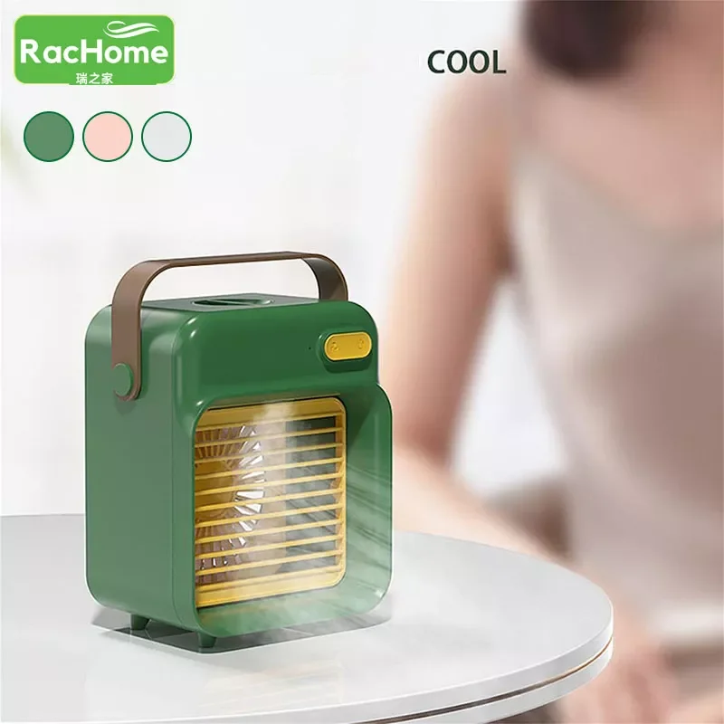 

Mini Portable Air Conditioner Fan 2400mah Air Cooler Fan For Outdoor Summer Quiet Mini Air Conditioner Fans Desk Cooling Fan