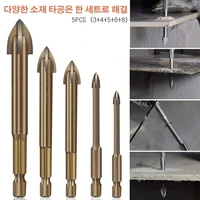 multifunctional hex shank cross alloy drill set bit efficient universal tool accessories for concrete glass tile wall openings