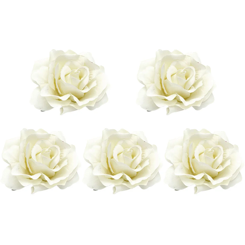 

5 PCS Mexican Wedding Decorations Flower Hair Clip Rose Floral Clips Bridesmaid