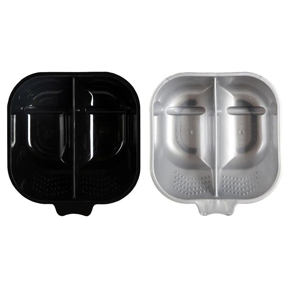 

Hair Bowl Mixing Color Salon Tint Bowls Coloring Tool Dye Dyeing Dying Highlighting Container Tools Face Double Brush Mud Diy