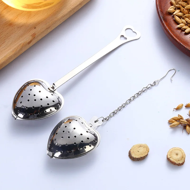 

Heart Shape Stainless Steel Tea Infuser Reusable Spice Cha Diffuser Mug Tea Leaf Strainer Teapot Teaware Kitchen Accessories