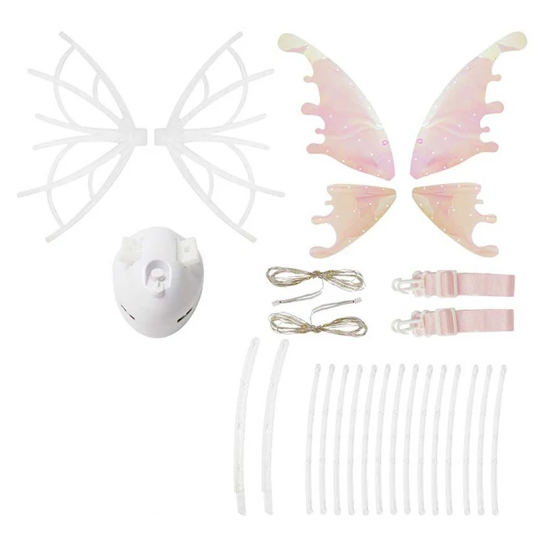 

Светодиодная подсветка принцесса эльф сказочные крылья бабочки Крылья Беллы карнавальные светодиодные костюмы Рождественские шоу игрушка Подарочный набор для детей