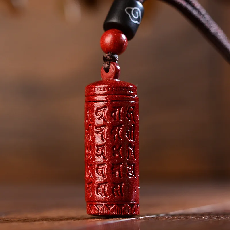 Мужская и женская подвеска с мантрой Surangama ожерелье сердцем сутрой