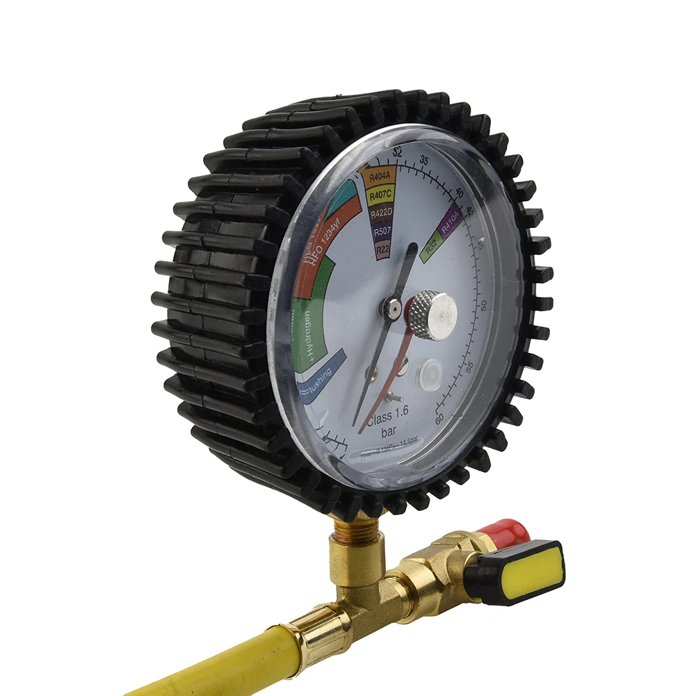 

Air Conditioner Nitrogen Pressure Gauge Regulator For R134a R22 Automobile Tester HVAC System Cold Test Table Tools