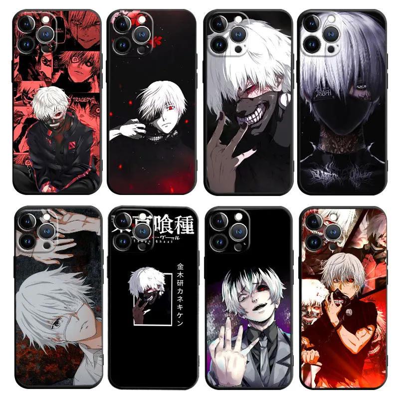 

Soft Silicone Cover Phone Case For iPhone 14 13 12 11 Pro Max 6 6S 7 8 Plus X XS XR 12 13 Mini Shell Anime Tokyo Ghoul