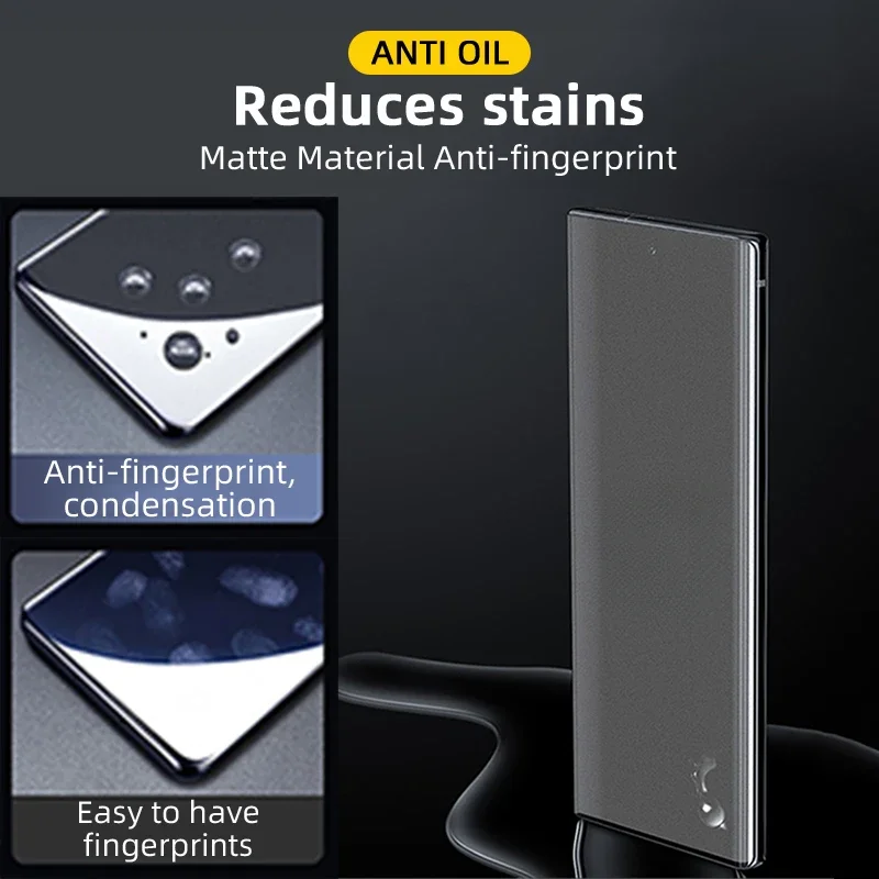 Full Curved Matte Hydrogel Film for Samsung Galaxy S22 S21 23 24 Ultra S20 FE S10 Plus Screen Protector Note 20 10