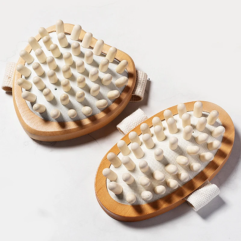 

Body Anti Cellulite Brush Soothing Wooden Essential Oil Spa Air Cushion Massage Hair Comb Scalp Massage Brush Dead Skin Remover