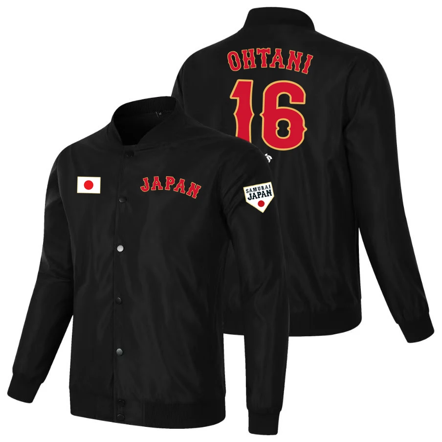 

2023 World Baseball Classic Champion Japan Team Baseball Uniform Summer Oversized Sun Protection Jacket Otani Shohei NPB JPN