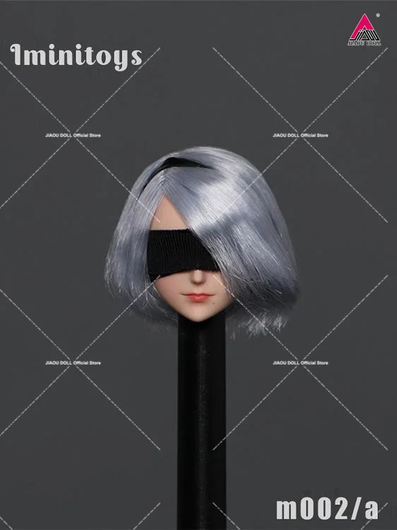 Женская фигурка из бледной кожи TBL 1/6 M002 модель с головой аниме Girl NieR 2B подходит