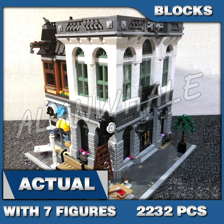 

2232pcs Creative Expert Brick Financial Institutions Self-service Laundromat 15001 Building Block Toys Compatible With Model