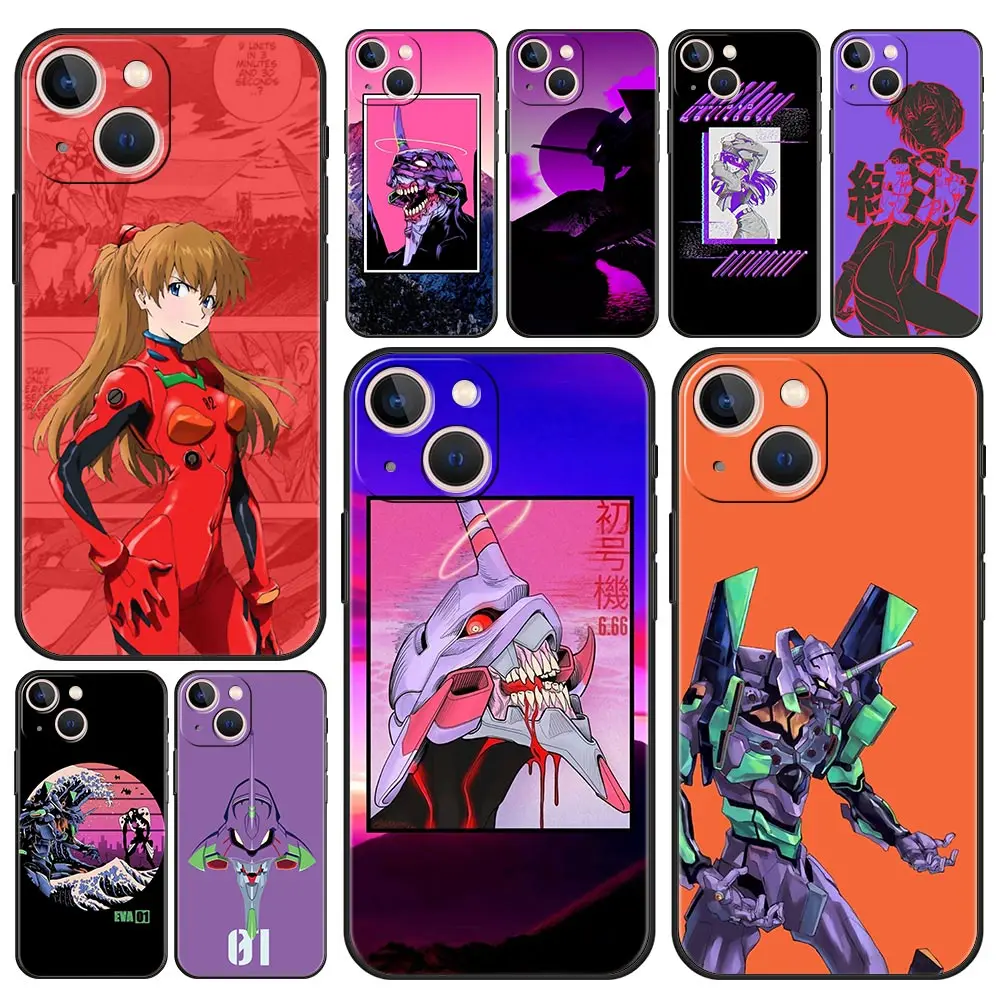 

Cover Case for iPhone 11 12 13 Pro Max Mini 11Pro 12Pro 13Pro SE X XS Max XR 5 6 6S 7 8 Plus Cute Genesis Evangelion Anime